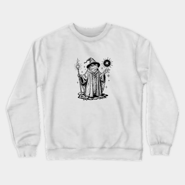 Wizard Frog Make a Magic Crewneck Sweatshirt by Yilsi